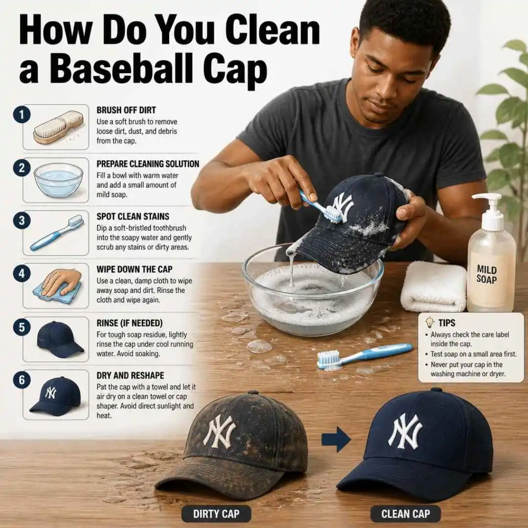 How Do You Clean a Baseball Cap